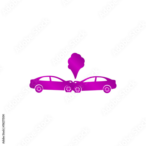 Car crash concept.