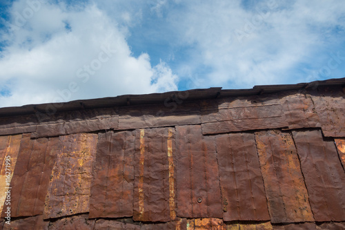 Wallpaper Mural Rusted metal texture Torontodigital.ca