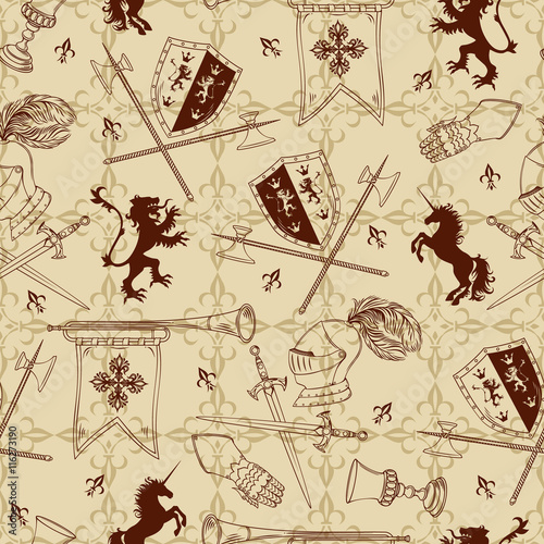 Knight Seamless Pattern