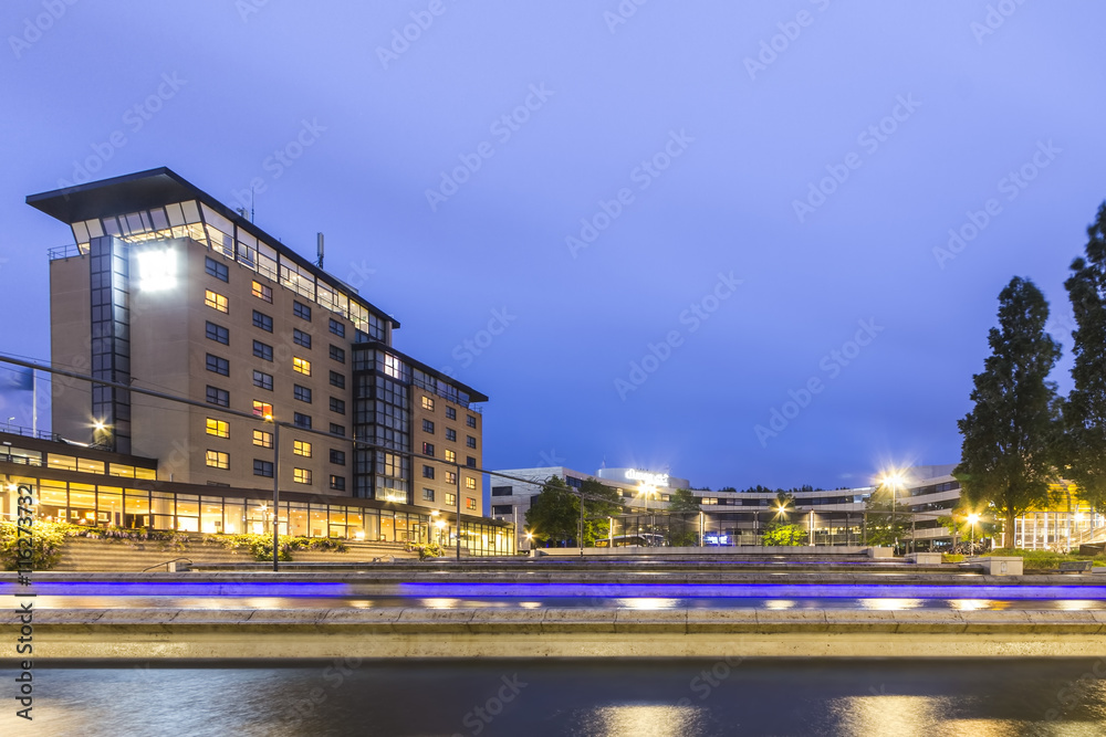 Fototapeta premium Zoetermeer after dark