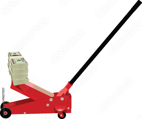 sollevare peso della valuta