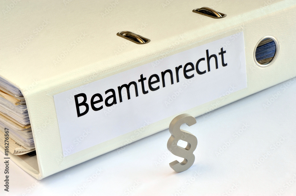 Beamtenrecht, öffentlicher Dienst, Paragraf, Ordner, Verwaltungsrecht, Beamter, Recht, Gesetz ...