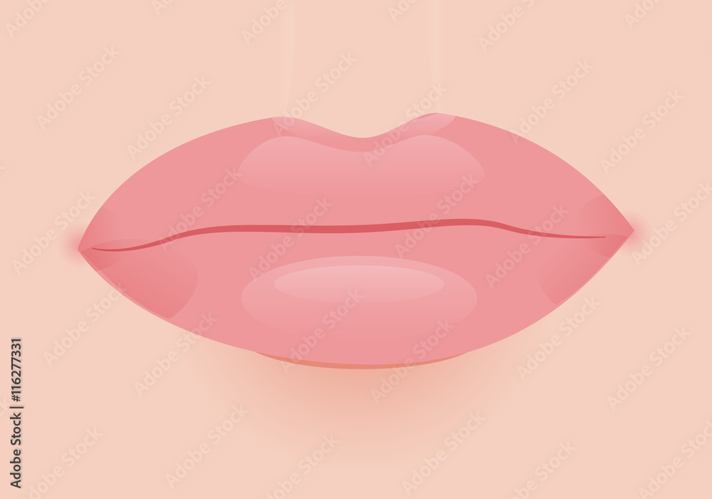Glamour vector lip icon Glamour vector lip icon