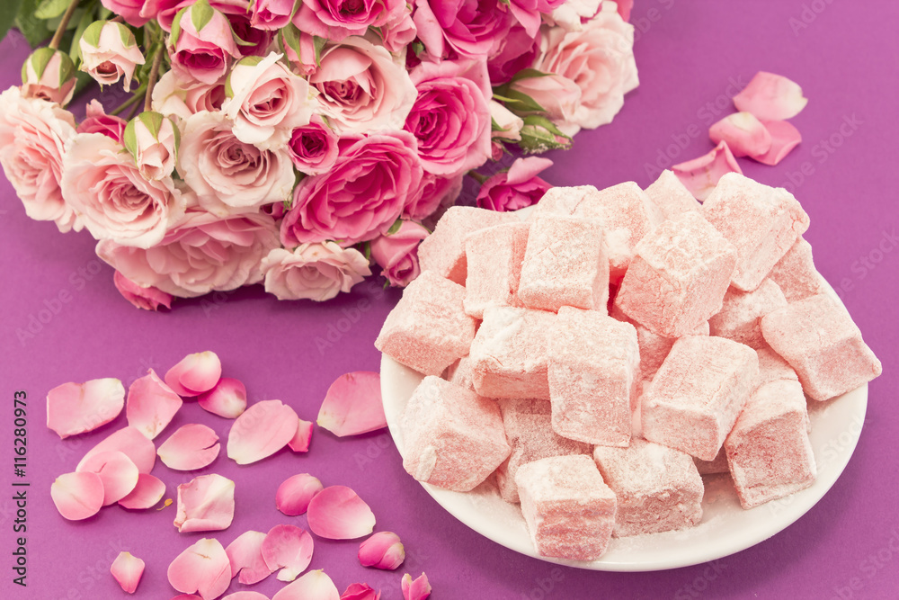 Delicious Turkish Delight of Roses Delicious Turkish Delight of Roses