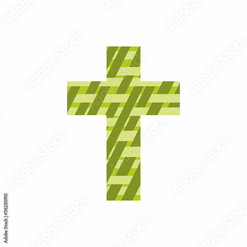 Church logo. Christian symbol. Cross.