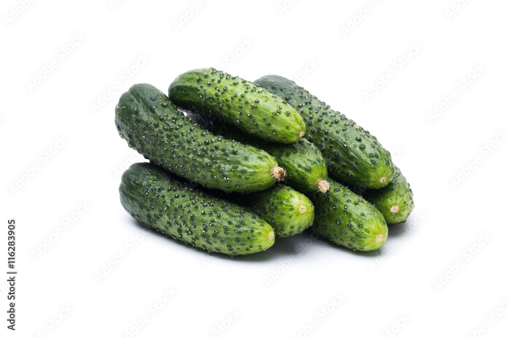 Cucumber isolated on white background Cucumber isolated on white background