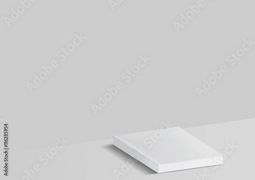 Wallpaper Mural Mock-up book isolated on a gray background.
Book for your design. Torontodigital.ca