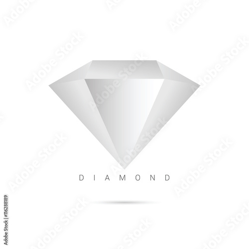 diamond luxury treasure icon color illustration