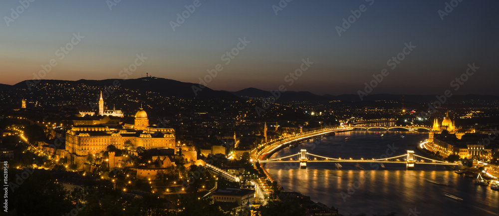 Night View of Budapest