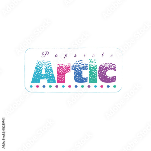 Logo Artic popsicle / ice Cream