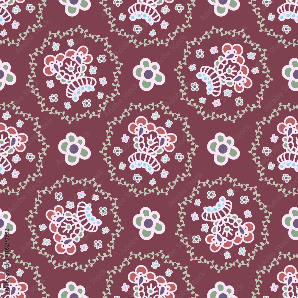 Seamless Floral Pattern for Design