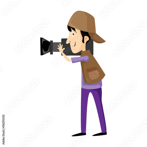 Cameraman Vector Illustration