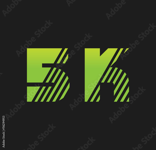5k initial green with strip