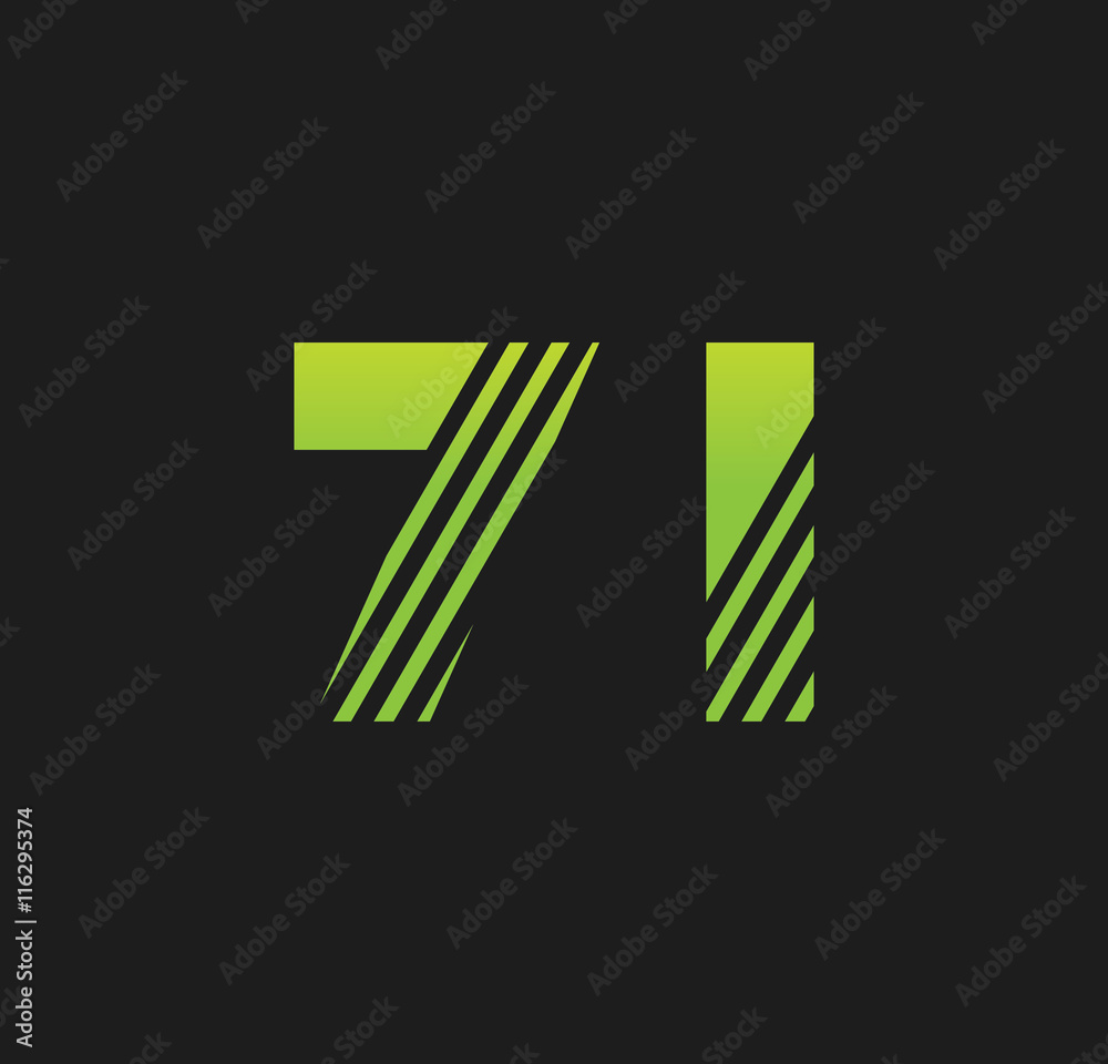 7i initial green with strip 7i initial green with strip