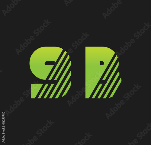 9b initial green with strip