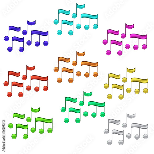 Wallpaper Mural Note sing icon. Musical symbol Torontodigital.ca