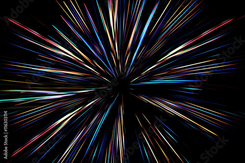 Abstract speed motion colorful lines