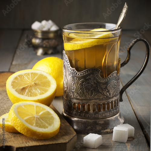 Russian style tea photo