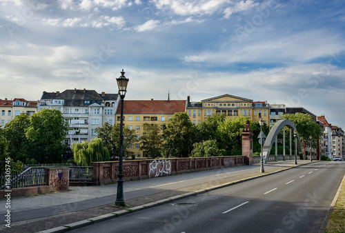 Photography Die Lessingbrücke verbindet das Berliner Hansaviertel mit Moabit