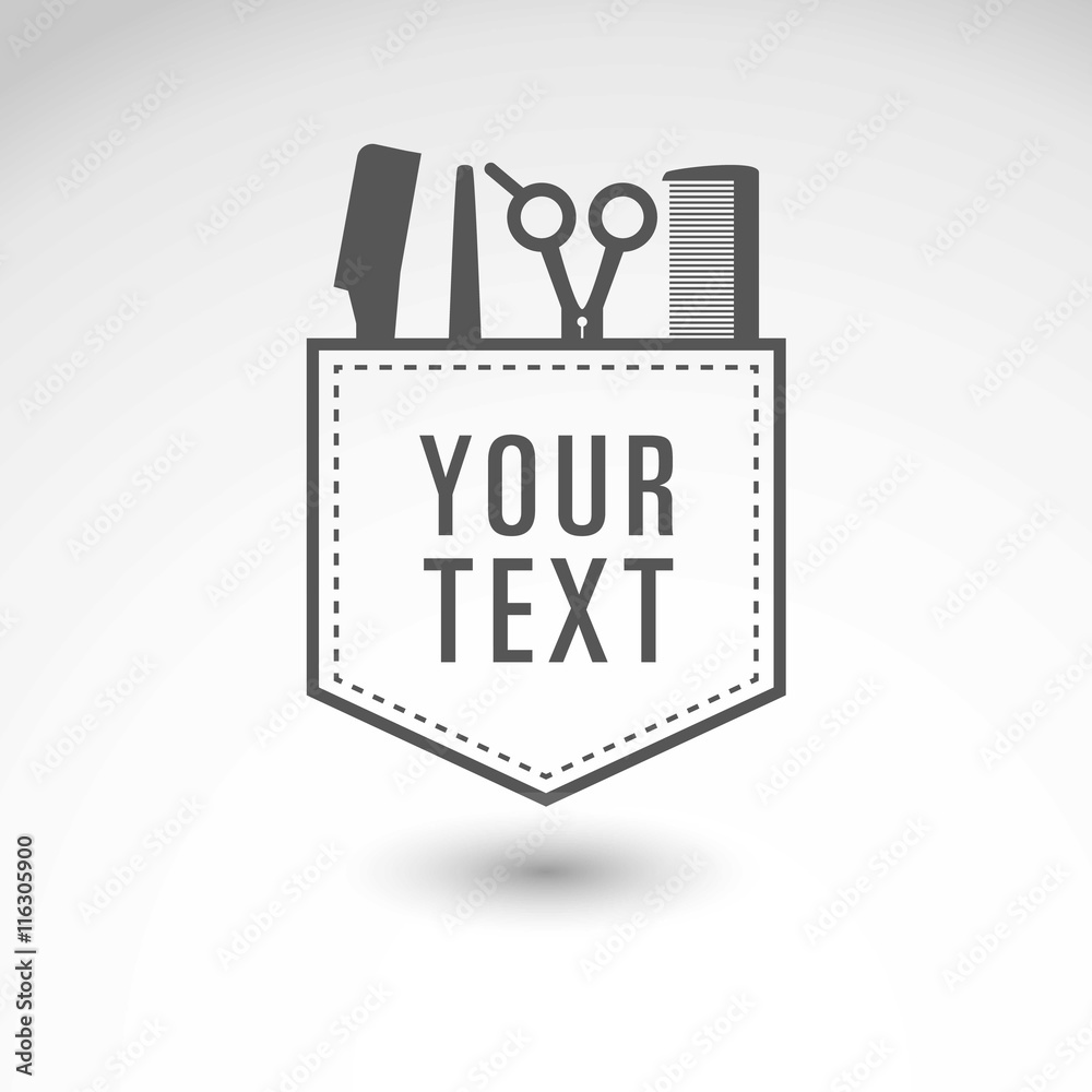Hairdresser logo template Hairdresser logo template