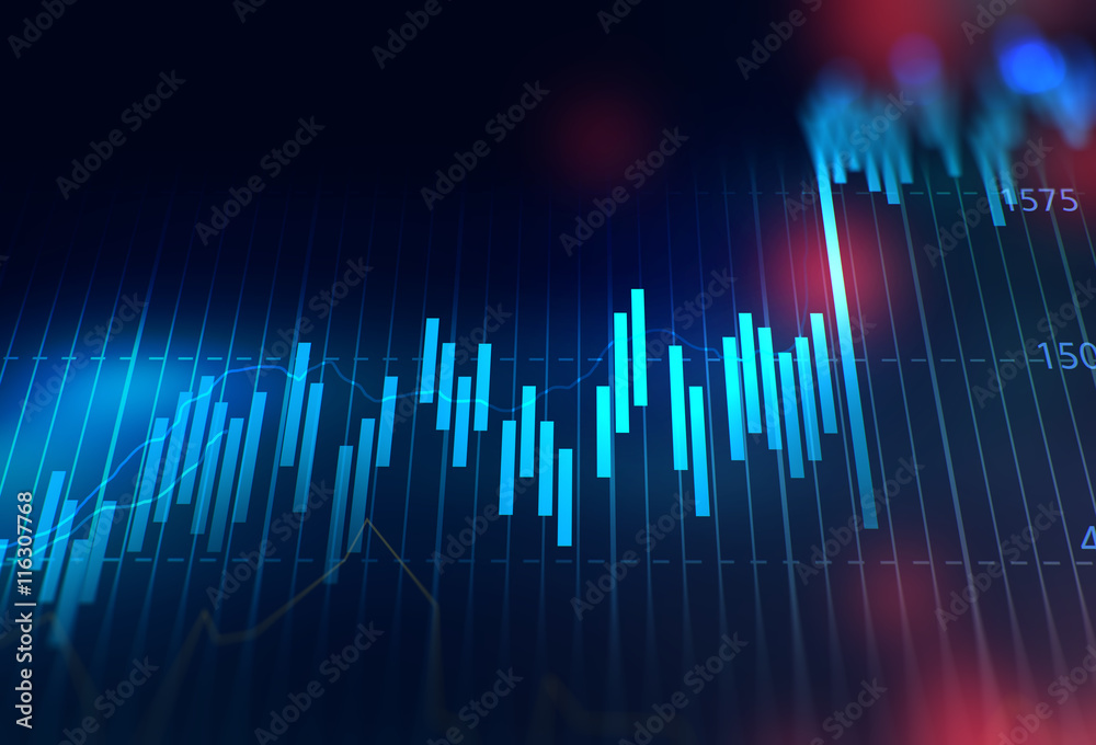 technical financial graph on technology abstract background technical financial graph on technology abstract background