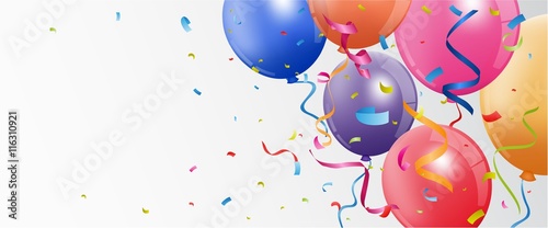 Birthday and celebration banner 