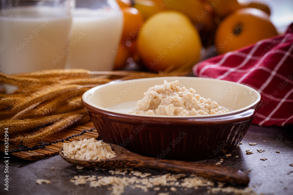 Fototapeta premium Oatmeal
