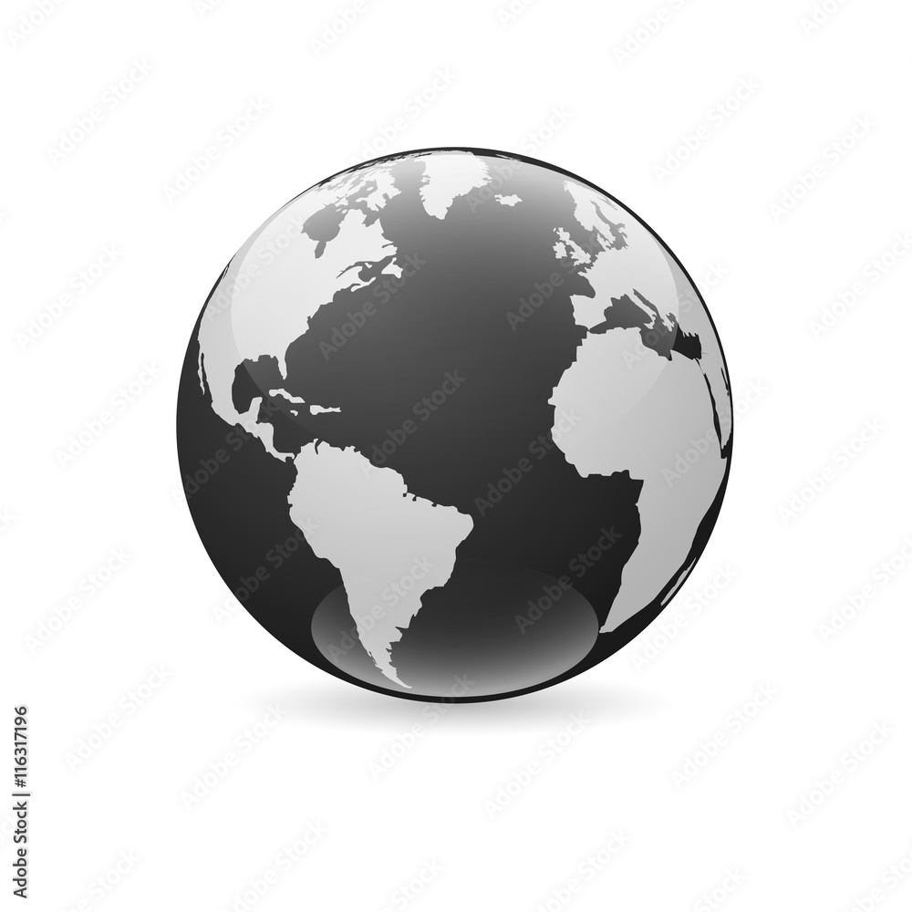 Fototapeta premium World map set. Vector illustration.