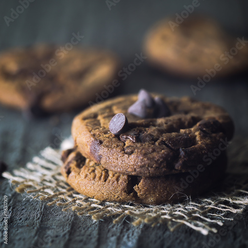 chocolate chip cookie © ookawaphoto