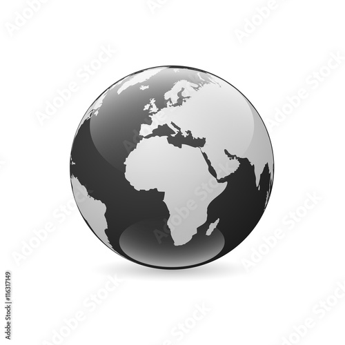 World map set. Vector illustration.