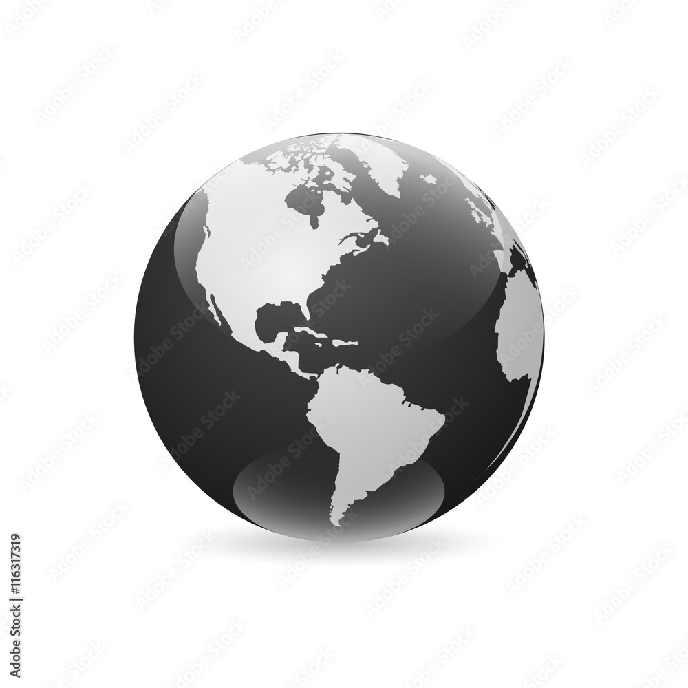 Fototapeta premium World map set. Vector illustration.