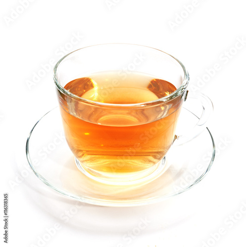 Cup of green or chamomile tea