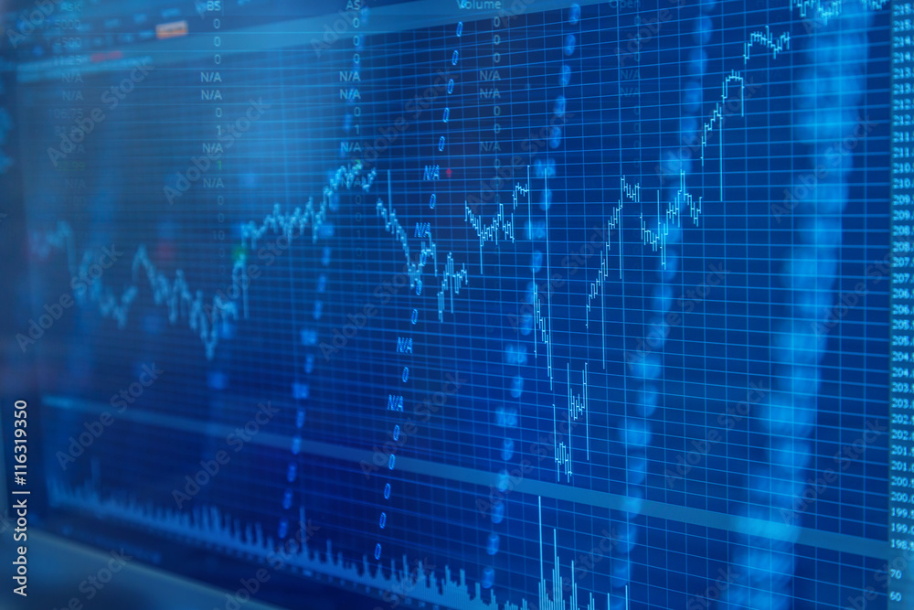 Candle stick graph chart of stock market investment trading Candle stick graph chart of stock market investment trading