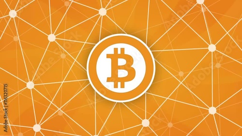 Bitcoin Konzept Netzwerk Geld