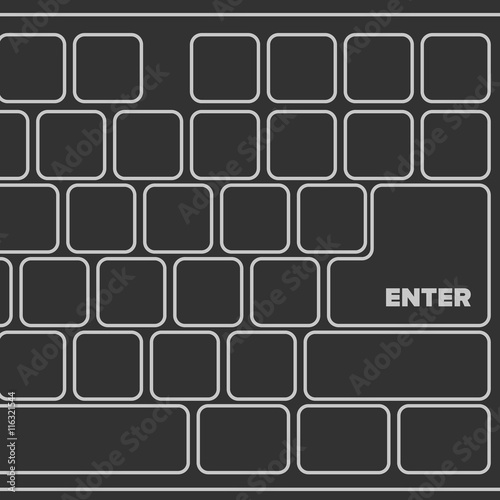 Black laptop computer keyboard