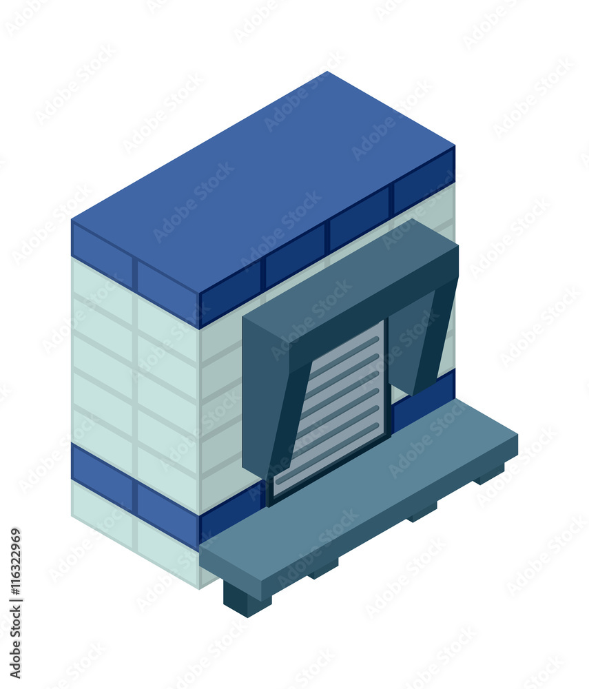 Isometric factory building vector icon. Industrial building infographic element isometric industrial factory, Some warehouse industrial symbol. Architecture house exterior cityscape Isometric factory building vector icon. Industrial building infographic element isometric industrial factory, Some warehouse industrial symbol. Architecture house exterior cityscape