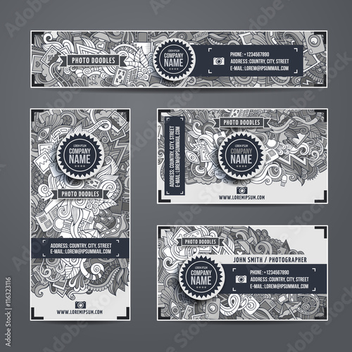 Corporate Identity doodles photo theme