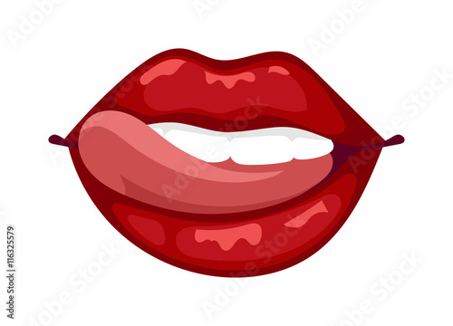 Female lips isolated on white sweet passion lust makeup mouth. Set woman lips romance cosmetic sensuality desire. Set of mouth smile woman red woman lips isolated shape romantic