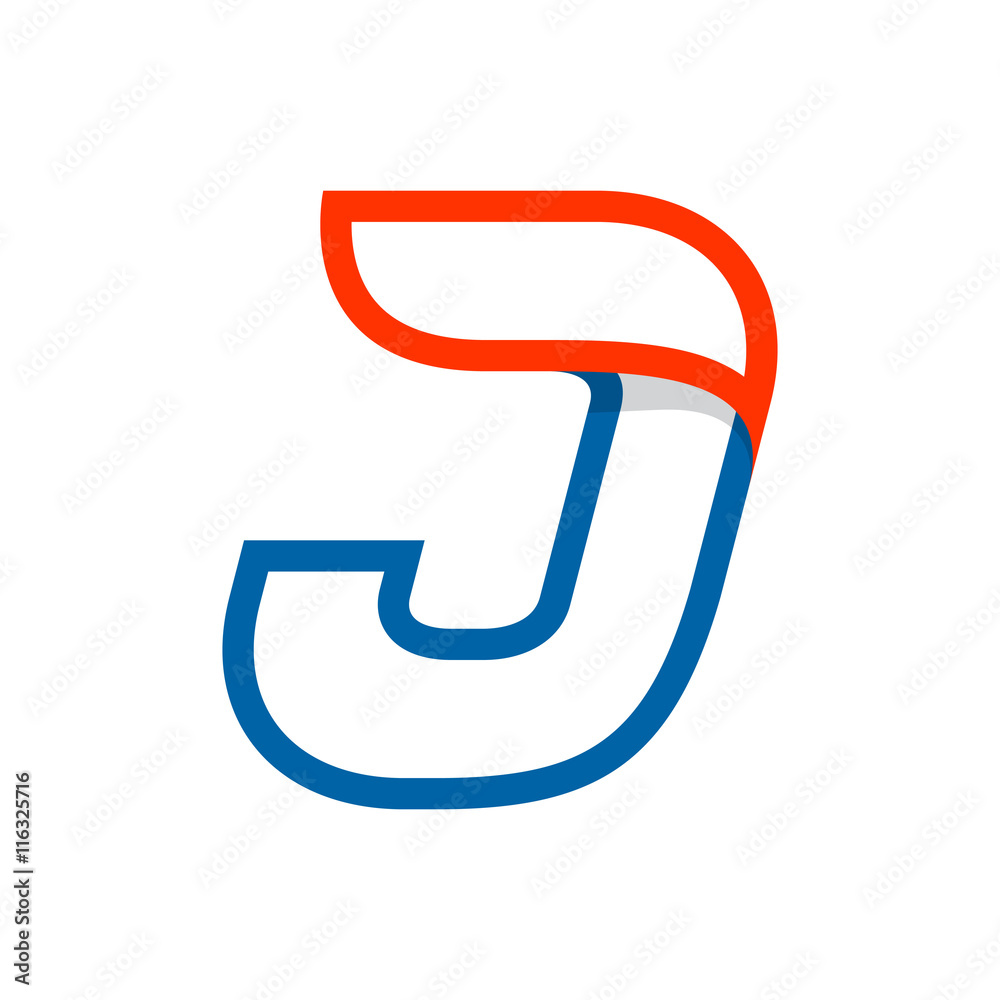 Letter J Logo With Red Wing Stock Vector Adobe Stock Letter j logo with red wing stock vector adobe stock
