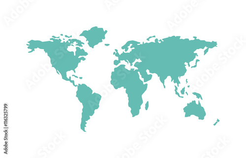 World map planet and world map global continents. World map symbol land ocean abstract silhouette. Earth map silhouette world map. World map countries picture travel geography vector