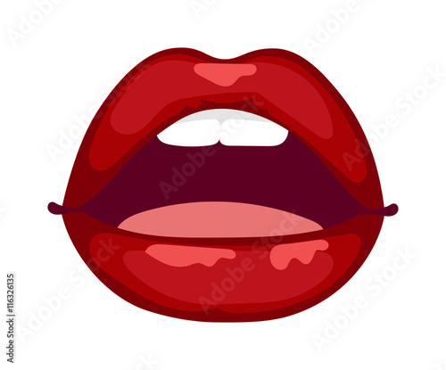 Female lips isolated on white sweet passion lust makeup mouth. Set woman lips romance cosmetic sensuality desire. Set of mouth smile woman red woman lips isolated shape romantic