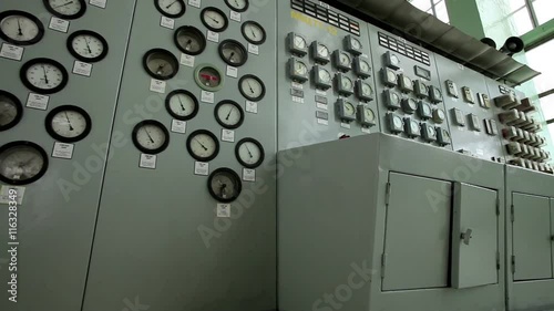 Nuclear power station. High-tech equipment. VVER monitoring and control system. photo