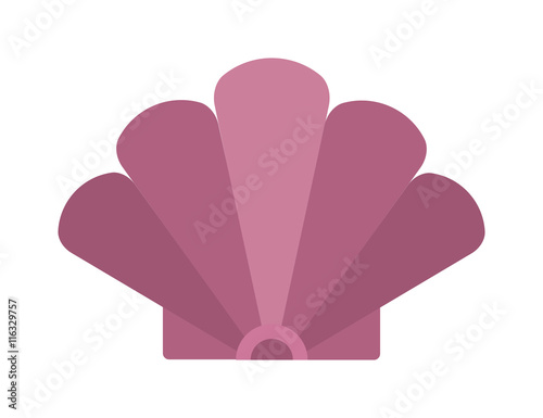 Sea shell cartoon sea clams vector illustration. Snail aquarium underwater shape cartoon clams. Coral marine cartoon clams cute tropical graphic art. Marine water ocean seashell.
