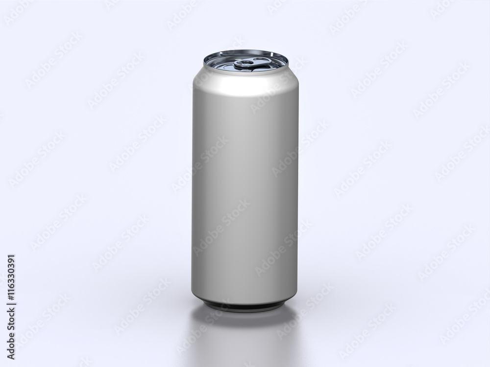 White steel cane 3d illustration