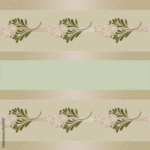 vintage feuille verte