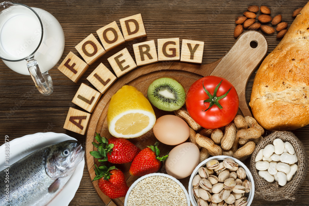 Allergy food - obrazy, fototapety, plakaty 