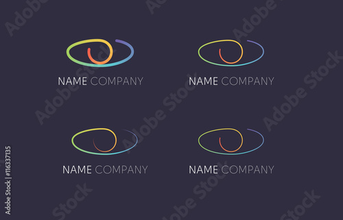 Eye line flat logo
