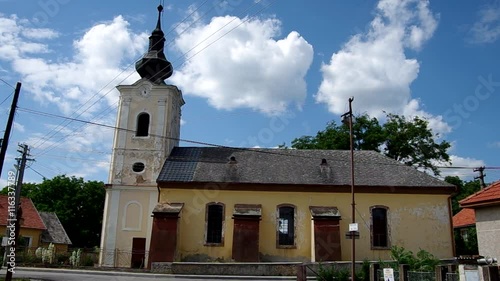 Evangelical church from 1792  in the classical style, in Dlha Ves, district Roznava, Slovakia
 photo