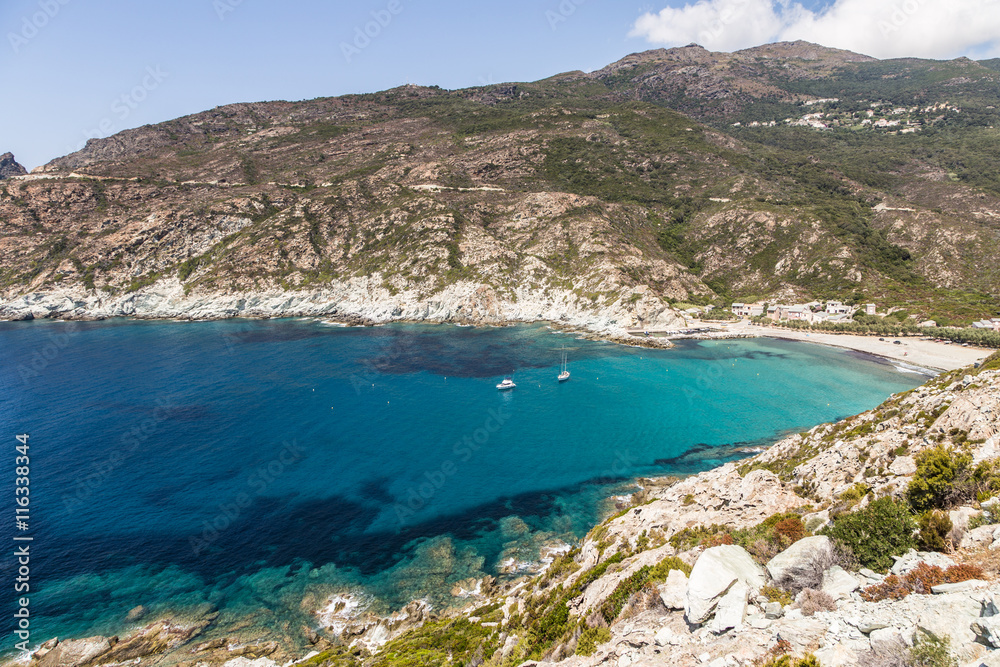 The coast of Corsica
