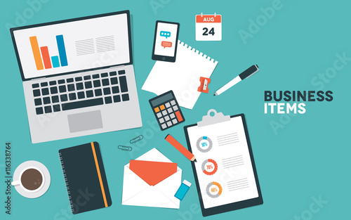 Set of business items